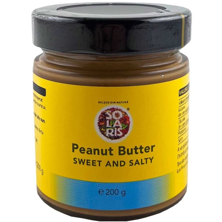 Crema Peanut butter sweet and salty 200g Solaris