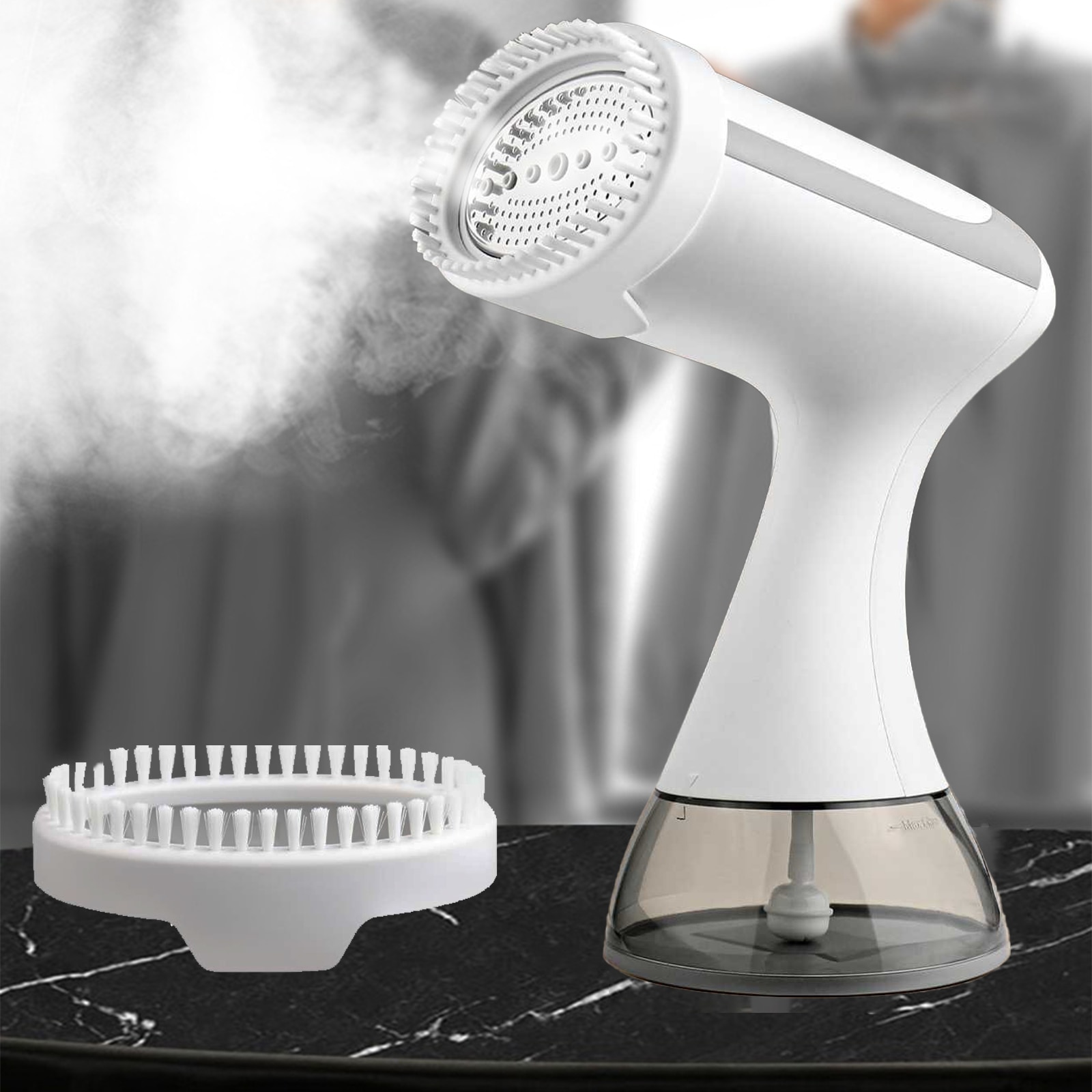 Aparat de calcat vertical cu abur, 1500 W, 350 ml, Alb