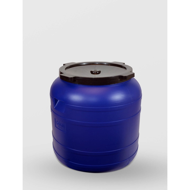 Bidon Sterk, capac cu filet 150 litri, albastru, 55cm X 60cm