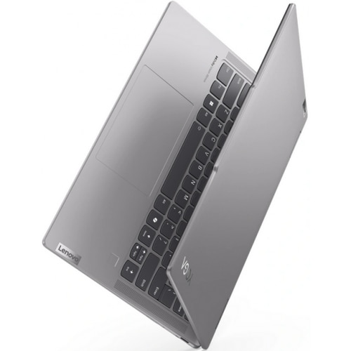 Laptop Lenovo Yoga 7 Hybrid (2-in-1), 14" WUXGA Touchscreen, AMD Ryzen™ 5 8640HS pana la 4.9 GHz, 16 GB RAM LPDDR5x 6400, 1 TB SSD, AMD Radeon 760M, Windows 11 Home, Arctic Grey LPDDR5x