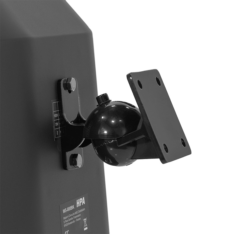 Set 2 buc Boxe Linie, 100W, 100V, 30W, 8OHMI, IP66, NEGRU