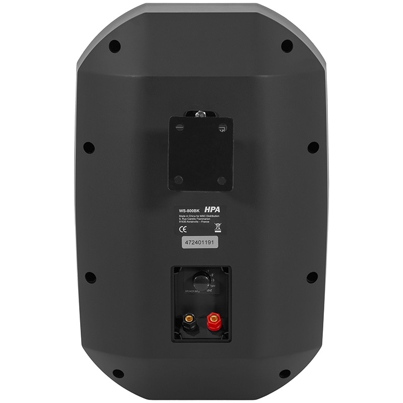 Set 2 buc Boxe Linie, 100W, 100V, 30W, 8OHMI, IP66, NEGRU