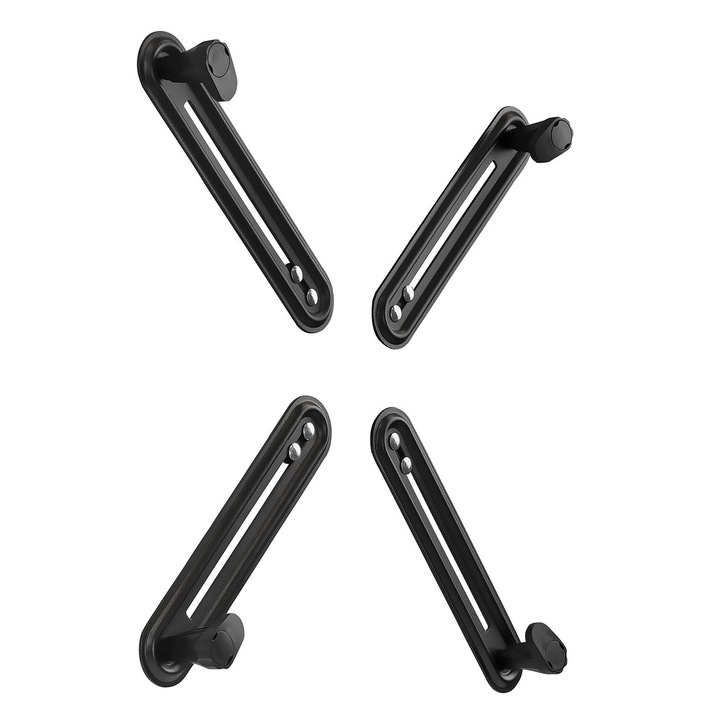 Kit adaptor monitor VESA, HNSMART, pentru monitoare non-VESA, 13-27 inch, negru, 1 set