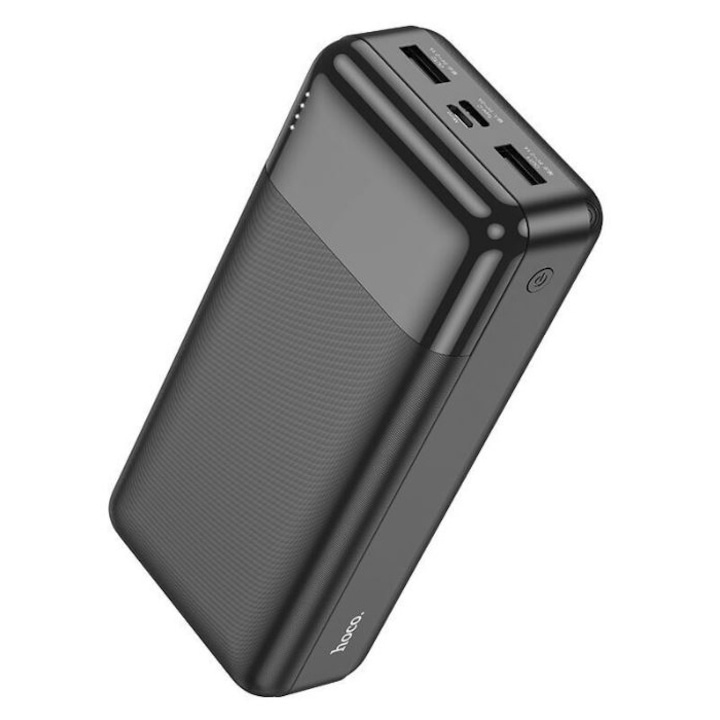 Батерия Hoco J72B, Ultra Powerbank, Dual USB, Капацитет 30 000mAh, Черна