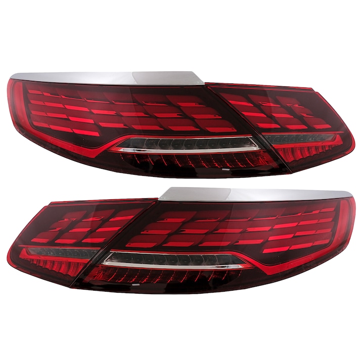 Комплект от 2 Full LED задни светлини, съвместими с Mercedes S-Class Coupe C217 Cabrio A217 2015-2017 Facelift S63 S65 Design