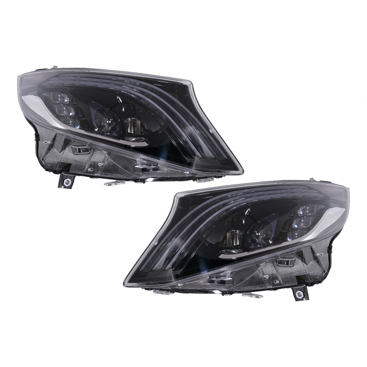 Faruri Full LED compatibil cu Mercedes V-Class W447 2016-2020 Negru