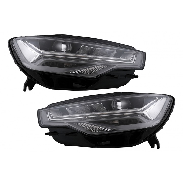 Faruri Full LED compatibil cu Audi A6 4G C7 2011-2014 Facelift Design conversie de la Xenon la LED
