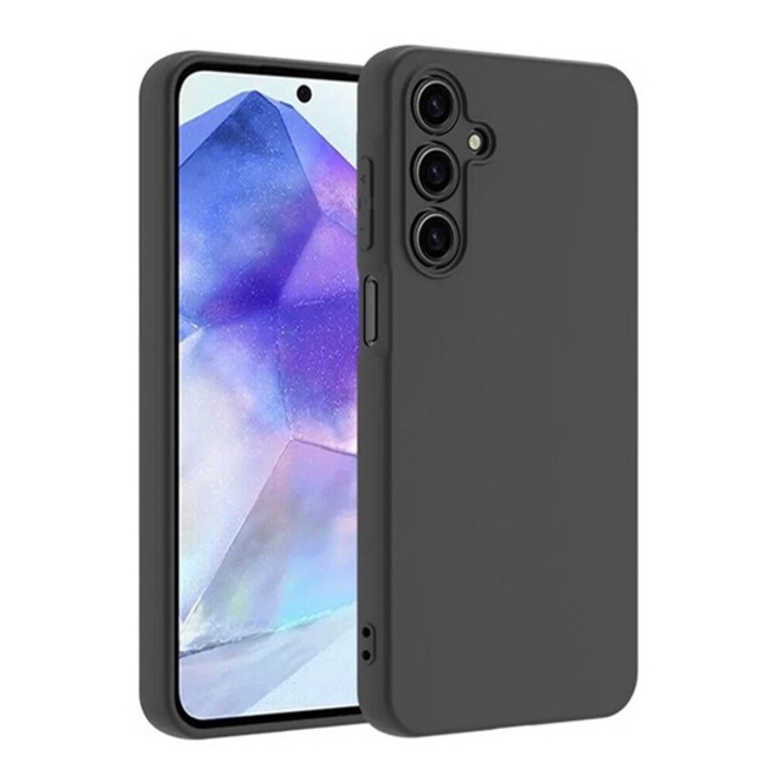 Gigapack szilikon mobiltelefon tok, matt, fekete, kompatibilis: Samsung Galaxy A16 4G, SM-A165, / Galaxy A16 5G, SM-A166