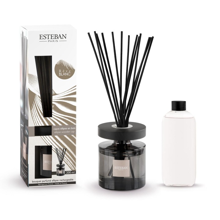 Difuzor Parfum Ellipse Reve Blanc 200ml - Esteban Paris