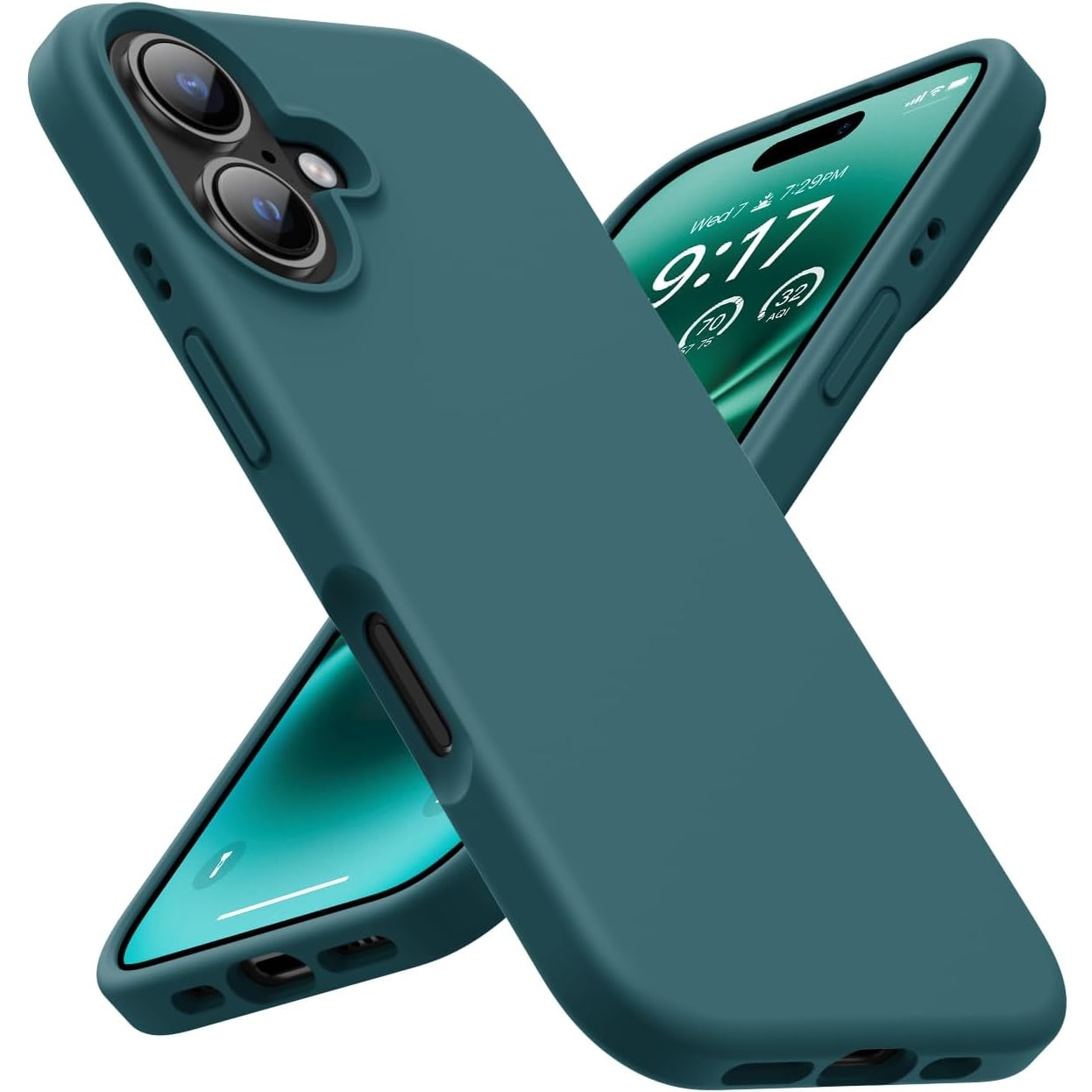 Husa pentru Apple iPhone 16 tpu forest green