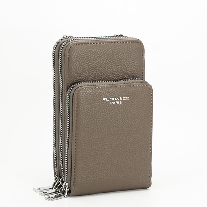 Портфейл и калъф за телефон кафяв B-6018 07 Кафяв