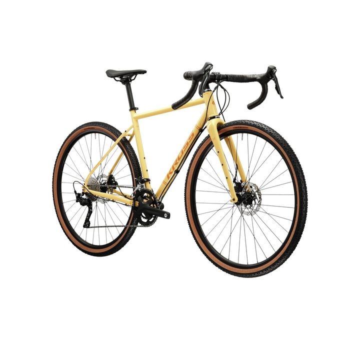 Велосипед Kross Esker 4.0 GRX жълто/оранжево, L, 540MM