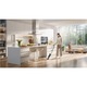 Вертикална прахосмукачка с измиване Tineco Floor One S7 Steam Plus, Автономност до 35 минути, 21.6V, Функция пара, Wi-Fi, Black and White