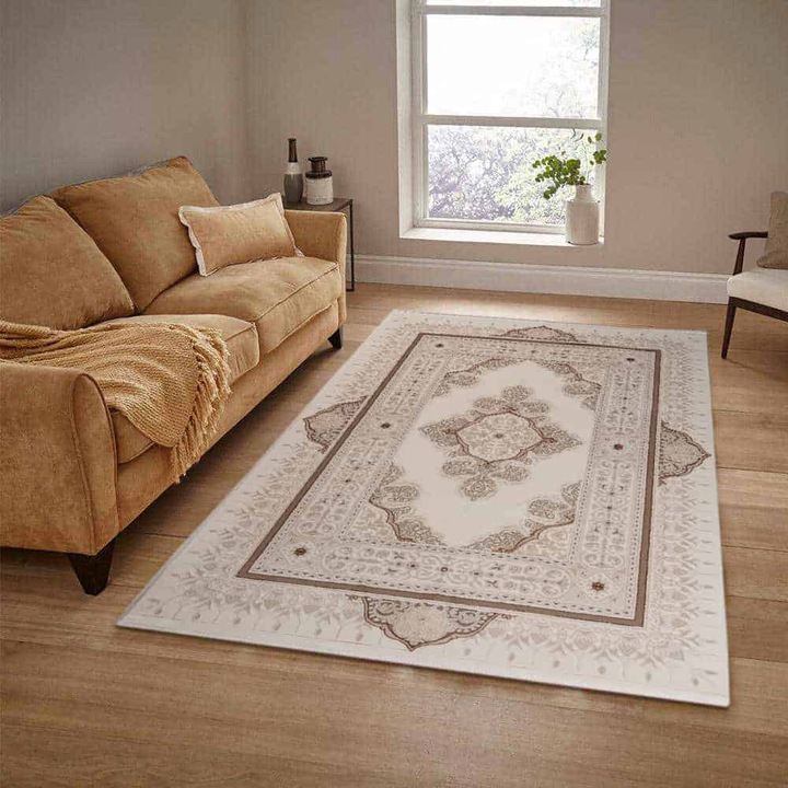 Килим Deluxe Crito Cream, 80x150 см, Classic