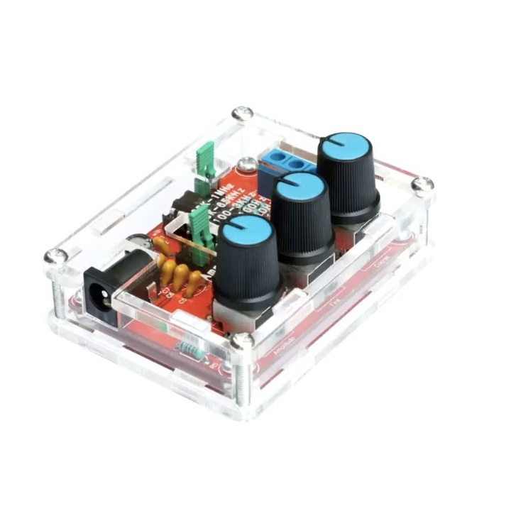 Jelgenerátor, Függvénygenerátor, Rqiurpn XR2206, szinusz/háromszög/téglalap, 1Hz-1MHz, 9V