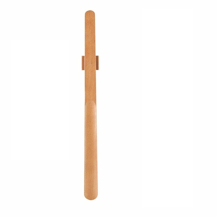 Дървена поставка за обувки VENITIVO® с магнитно закрепване върху стенна опора, цвят естествено дърво, размери Дължина x Ширина 54 cm x 4 cm