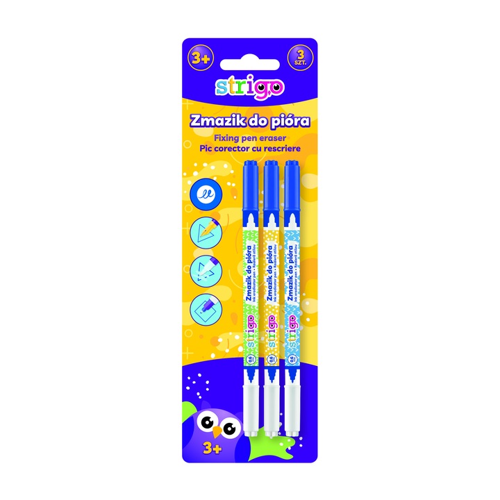 Set Corector Strigo, 3 bucati, cu rescriere