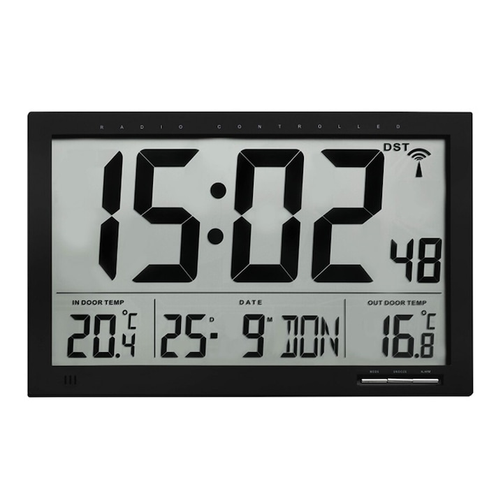 ΠΠ»Π΅ΠΊΡΡΠΎΠ½Π΅Π½ ΡΠ°ΡΠΎΠ²Π½ΠΈΠΊ XXL Ρ Π΄Π°ΡΠ°, ΠΡΠ½ΡΠ½Π° ΠΈ Π²ΡΡΡΠ΅ΡΠ½Π° ΡΠ΅ΠΌΠΏΠ΅ΡΠ°ΡΡΡΠ° TFA 60.4510.01
