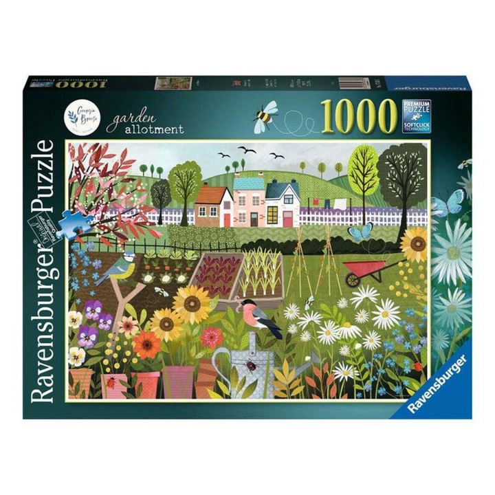 Puzzle Ravensburger din 1000 de piese - Gradina de legume