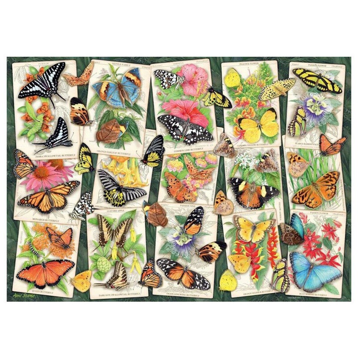 Ravensburger Puzzle 1000 db - Trópusi pillangó
