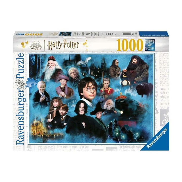Пъзел Ravensburger 1000 части - Вълшебният свят на Хари Потър