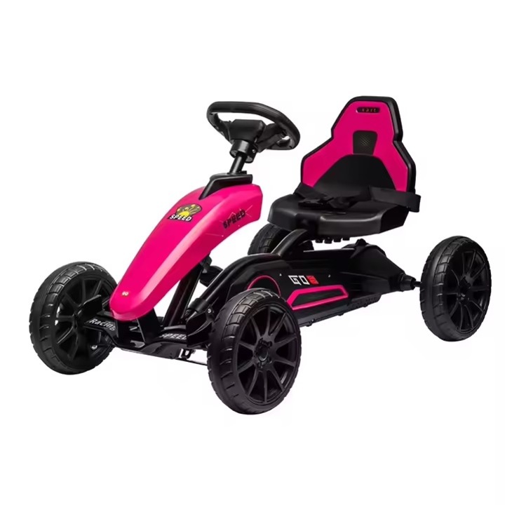 Kart electric 12V 45W pentru copii cu roti EVA Nichiduta Speed Pink
