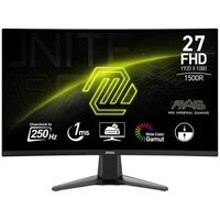 Monitor Gaming MSI MAG 27C6X, VA, 27 inch, Full HD, Displayport, HDMI, Curbat, 250 Hz, 1 ms, Negru