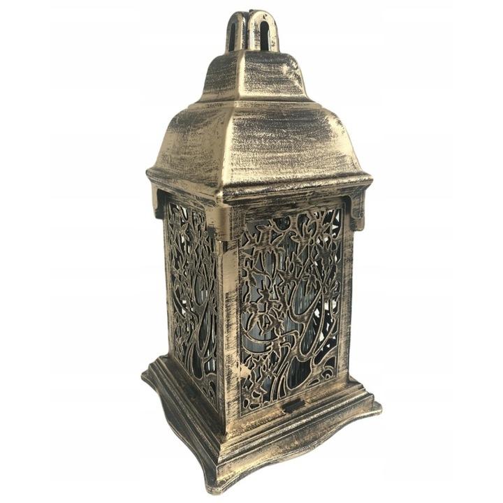 Nagy arany lámpa, magassága 32 cm