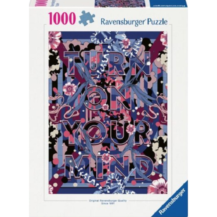 Puzzle 1000 piese - Turn on your mind, Carton, 1000