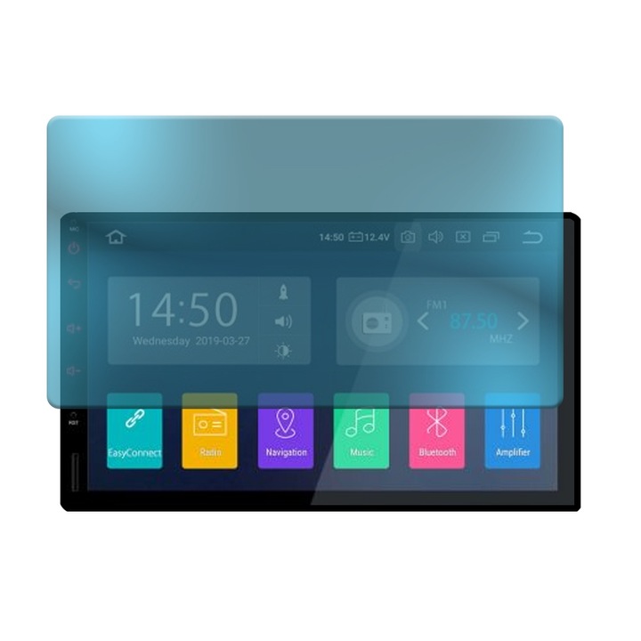 Folie Protectie Sistem Infotainment Auto din Hydrogel Regenerabil pentru XTRONS PE9853BIPL 9 (BMW 5er E53), OPTIM SOLUTION, Protectie Completa, Flexible Hydro-Crystal, Aspect Impecabil, Premium Optim Core Technology, Anti-zgarieturi, Clear