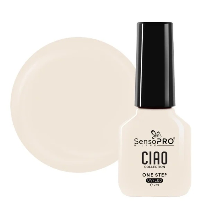 Oja Semipermanenta One Step SensoPRO Milano, CIAO Collection - Almond Silk 7ml