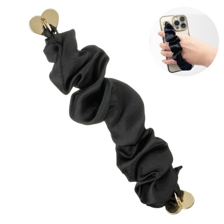 Snur Telefon, Negru, Elastic, Autocolant, 16cm