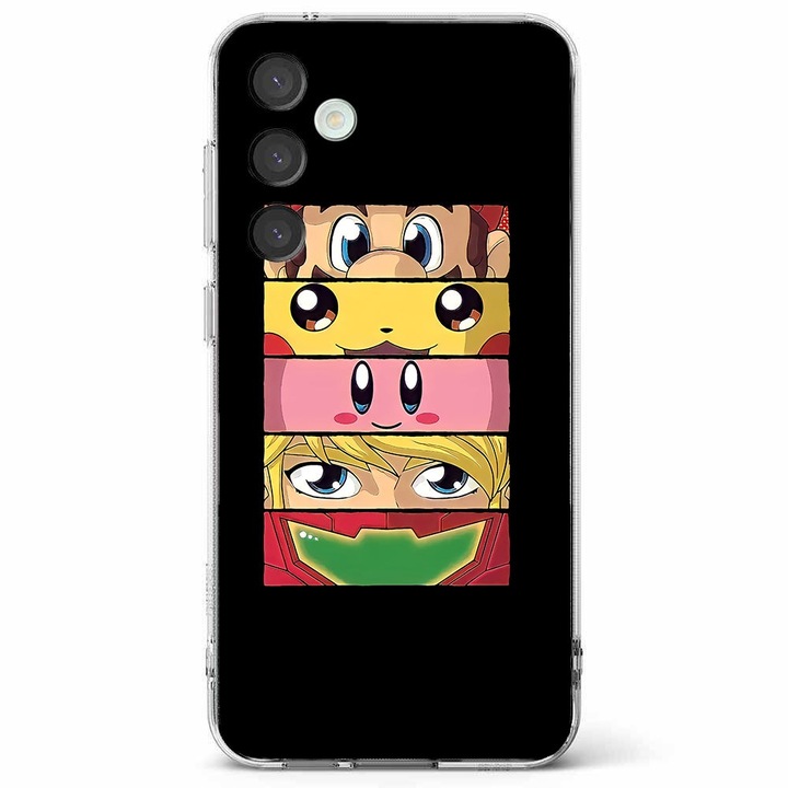 Husa telefon compatibila cu Samsung Galaxy A55 5G, Viceversa, model All eyes on Nintendo, Silicon, TPU