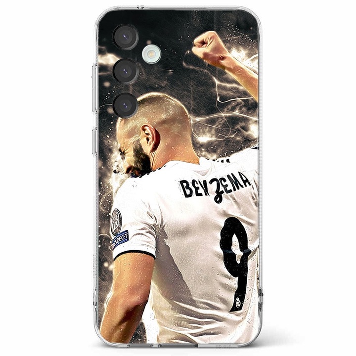 Husa telefon compatibila cu Samsung Galaxy A55 5G, Viceversa, model Benzema Number 9, Silicon, TPU