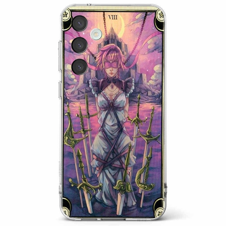 Husa telefon compatibila cu Samsung Galaxy A55 5G, Viceversa, model Blindin swords, Silicon, TPU