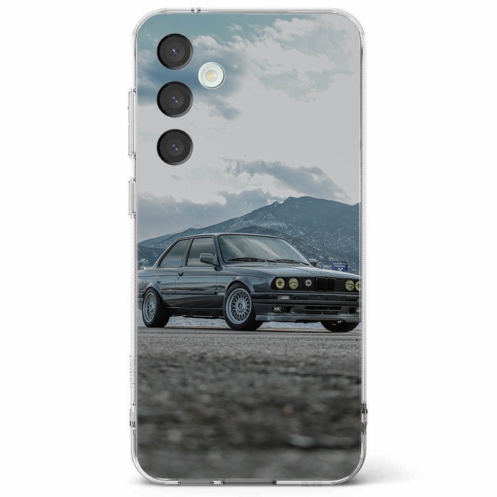 Husa telefon compatibila cu Samsung Galaxy A55 5G, Viceversa, model BMW E30, Silicon, TPU