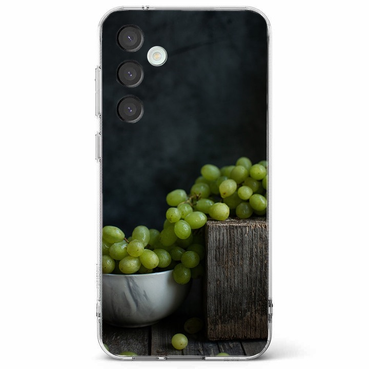 Husa telefon compatibila cu Samsung Galaxy A55 5G, Viceversa, model Bowl of grapes, Silicon, TPU