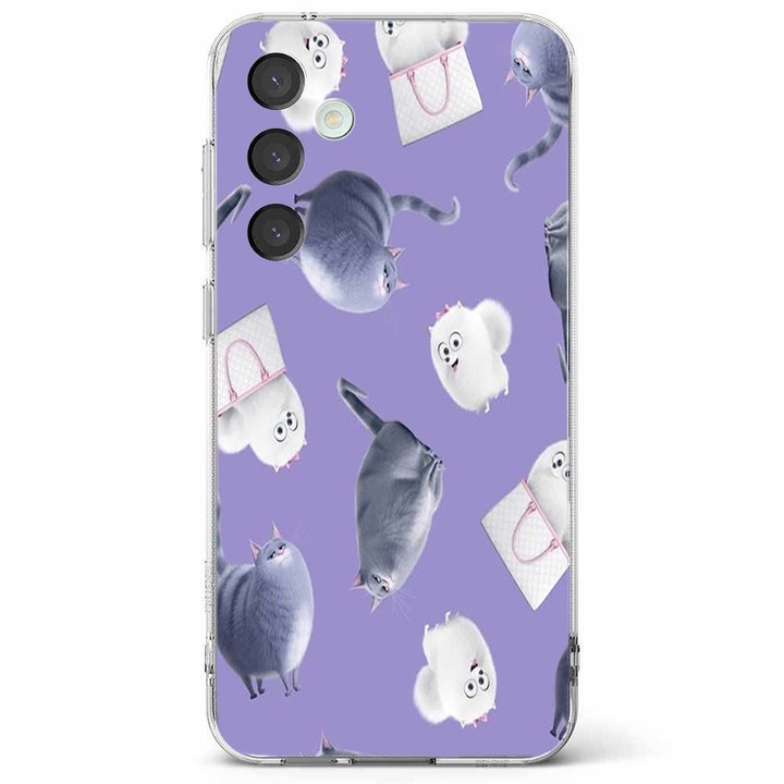 Калъф за телефон, съвместим със Samsung Galaxy A55 5G, Viceversa, модел Chloe и модел Gidget The Secret Life of Pets, Silicon, TPU