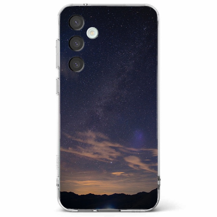 Husa telefon compatibila cu Samsung Galaxy A55 5G, Viceversa, model constellation, Silicon, TPU