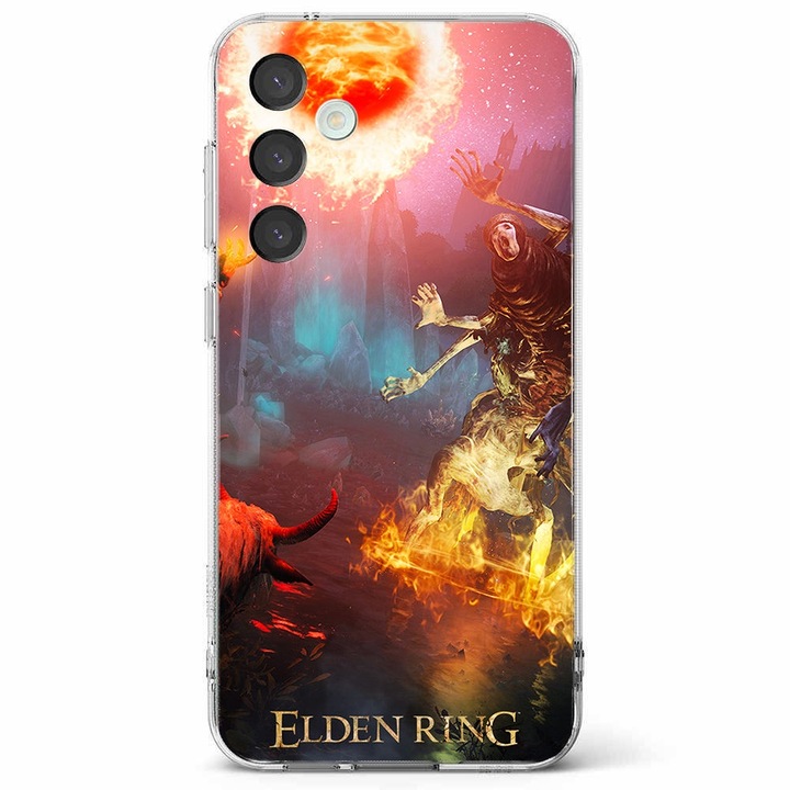Husa telefon compatibila cu Samsung Galaxy A55 5G, Viceversa, model Elden Ring boss fight, Silicon, TPU