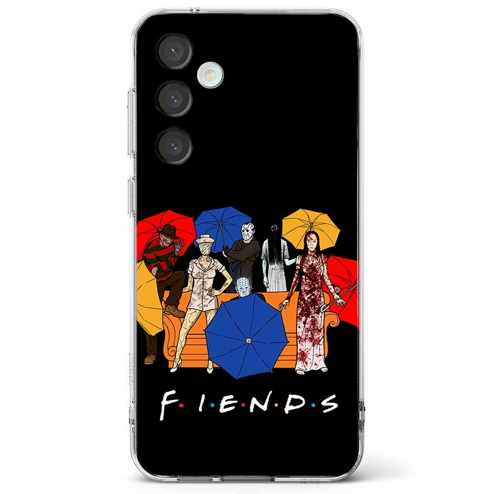 Husa telefon compatibila cu Samsung Galaxy A55 5G, Viceversa, model Friends horror edition, Silicon, TPU