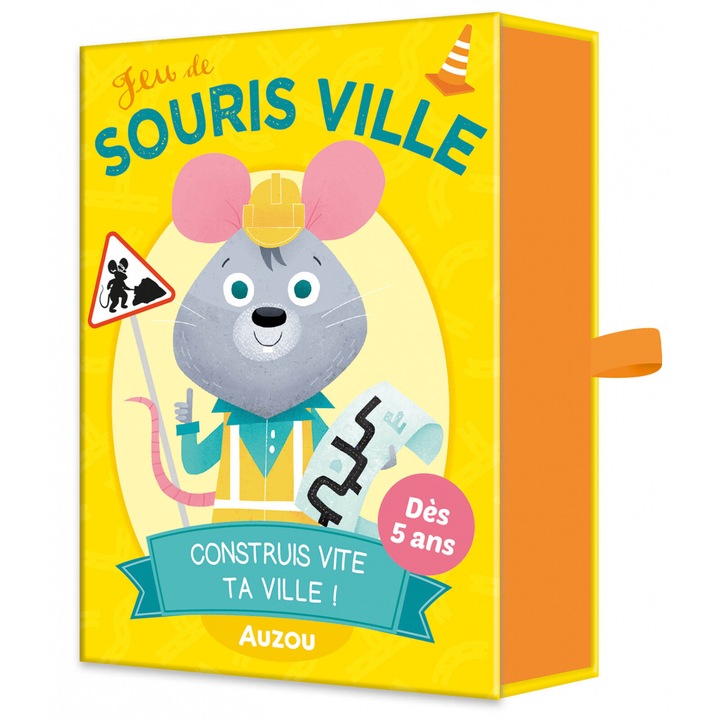 Jucarie creativa - Joc de logica si cooperare Orasul Soriceilor construieste-ti orasul rapid