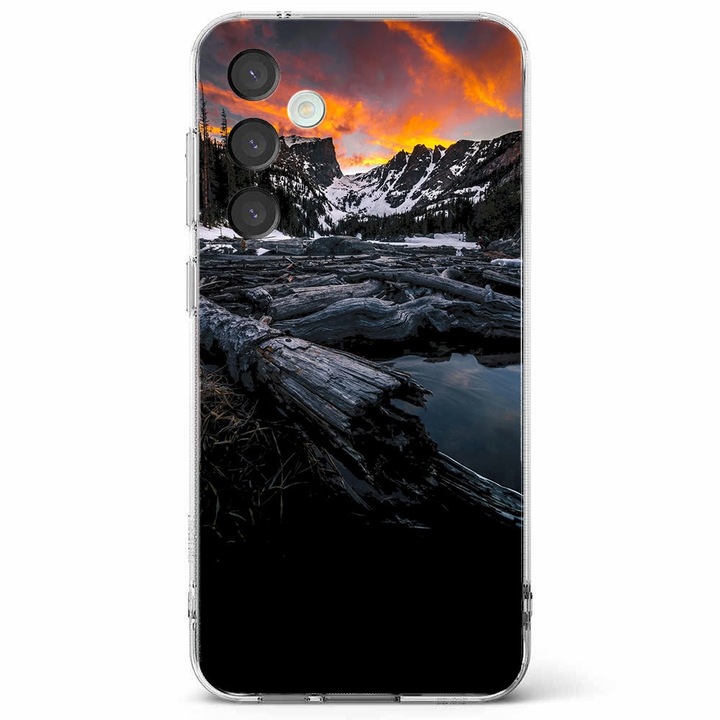 Husa telefon compatibila cu Samsung Galaxy A55 5G, Viceversa, model Dream Lake, Silicon, TPU