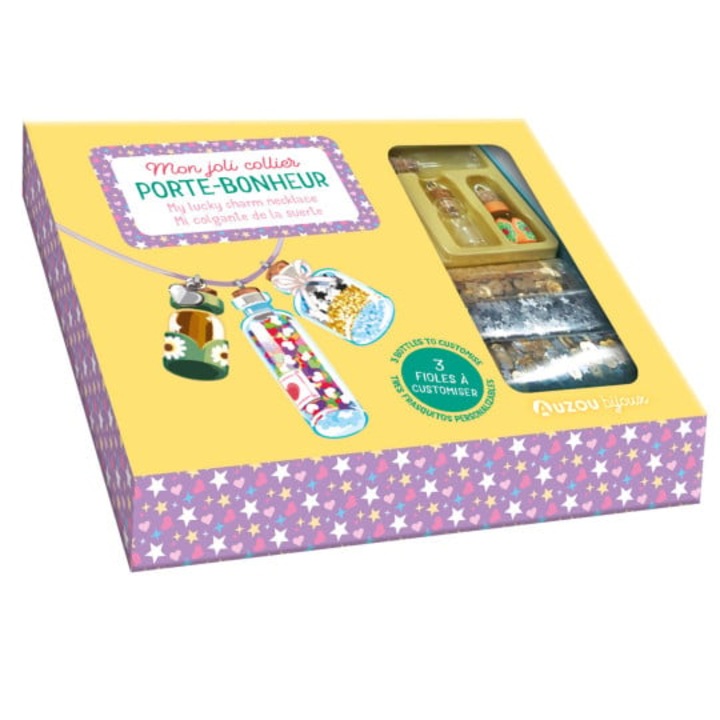 Jucarie creativa - Set creativ Colierul meu norocos cu sticlute