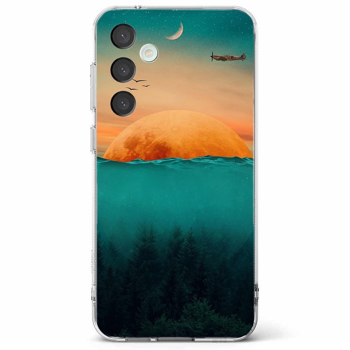 Husa telefon compatibila cu Samsung Galaxy A55 5G, Viceversa, model Dreamy View, Silicon, TPU