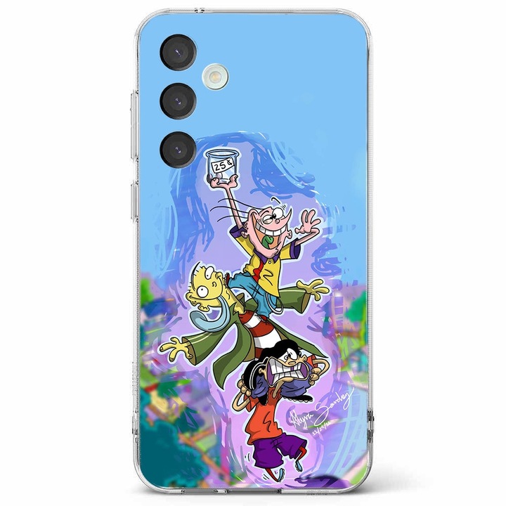 Husa telefon compatibila cu Samsung Galaxy A55 5G, Viceversa, model Ed Edd n Eddy plans, Silicon, TPU