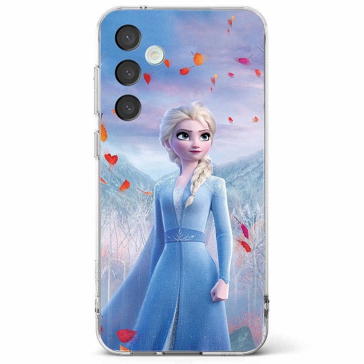 Калъф за телефон, съвместим с модел Samsung Galaxy S24, Viceversa, Elsa от Frozen, силикон, TPU