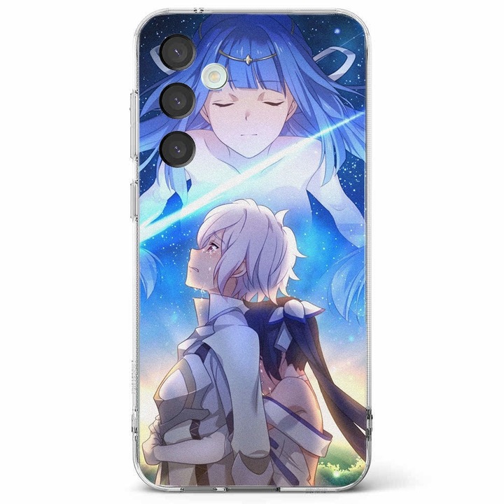 Husa telefon compatibila cu Samsung Galaxy A55 5G, Viceversa, model Hestia x Bell DanMachi, Silicon, TPU