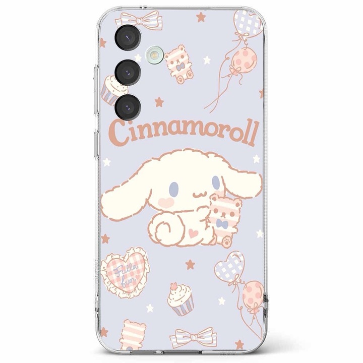 Husa telefon compatibila cu Samsung Galaxy S24, Viceversa, model Fun Cinnamoroll Hello Kitty, Silicon, TPU