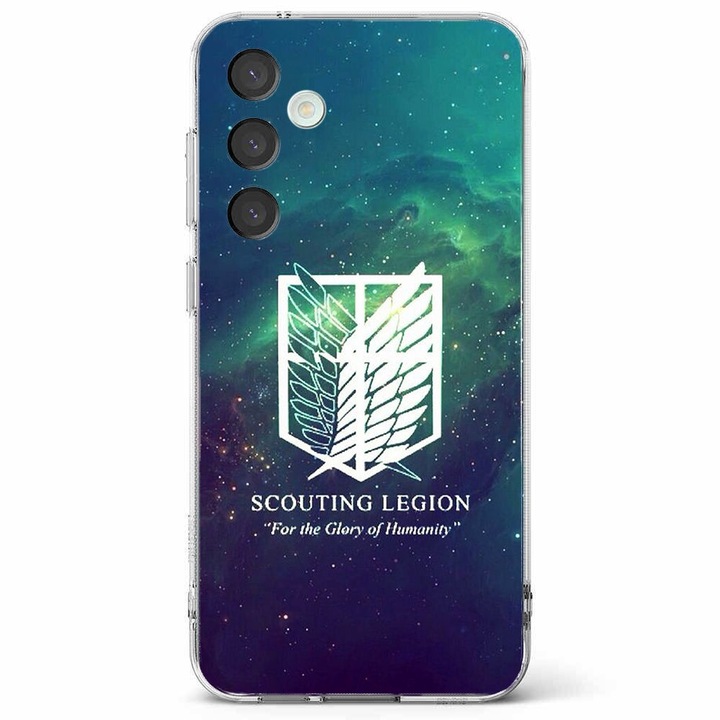 Husa telefon compatibila cu Samsung Galaxy A55 5G, Viceversa, model For the glory of humanity, Silicon, TPU